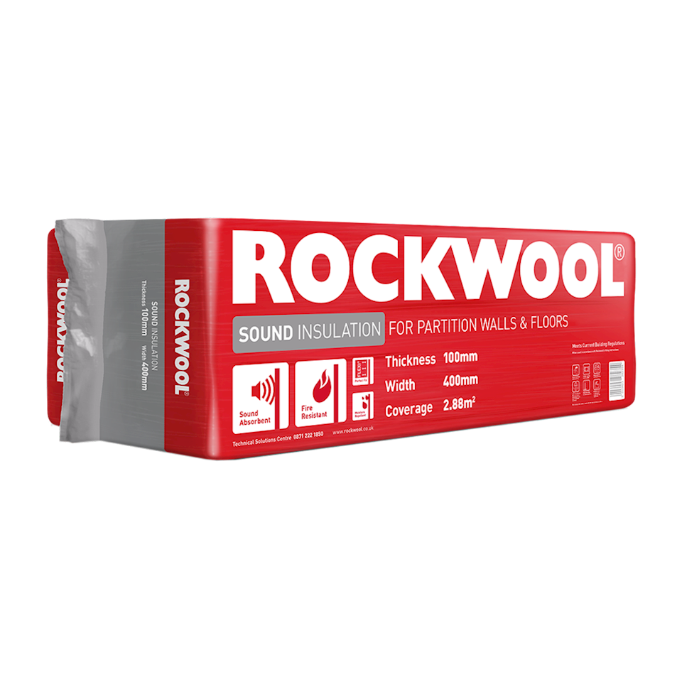 ROCKWOOL 100x600x1200mm Sound Insulation -4.32M2          