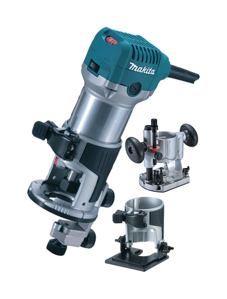 Makita 240V RT0700CX2 Combi Plunge & Fix Base Rout Power Tool  MAKRT0700CX2