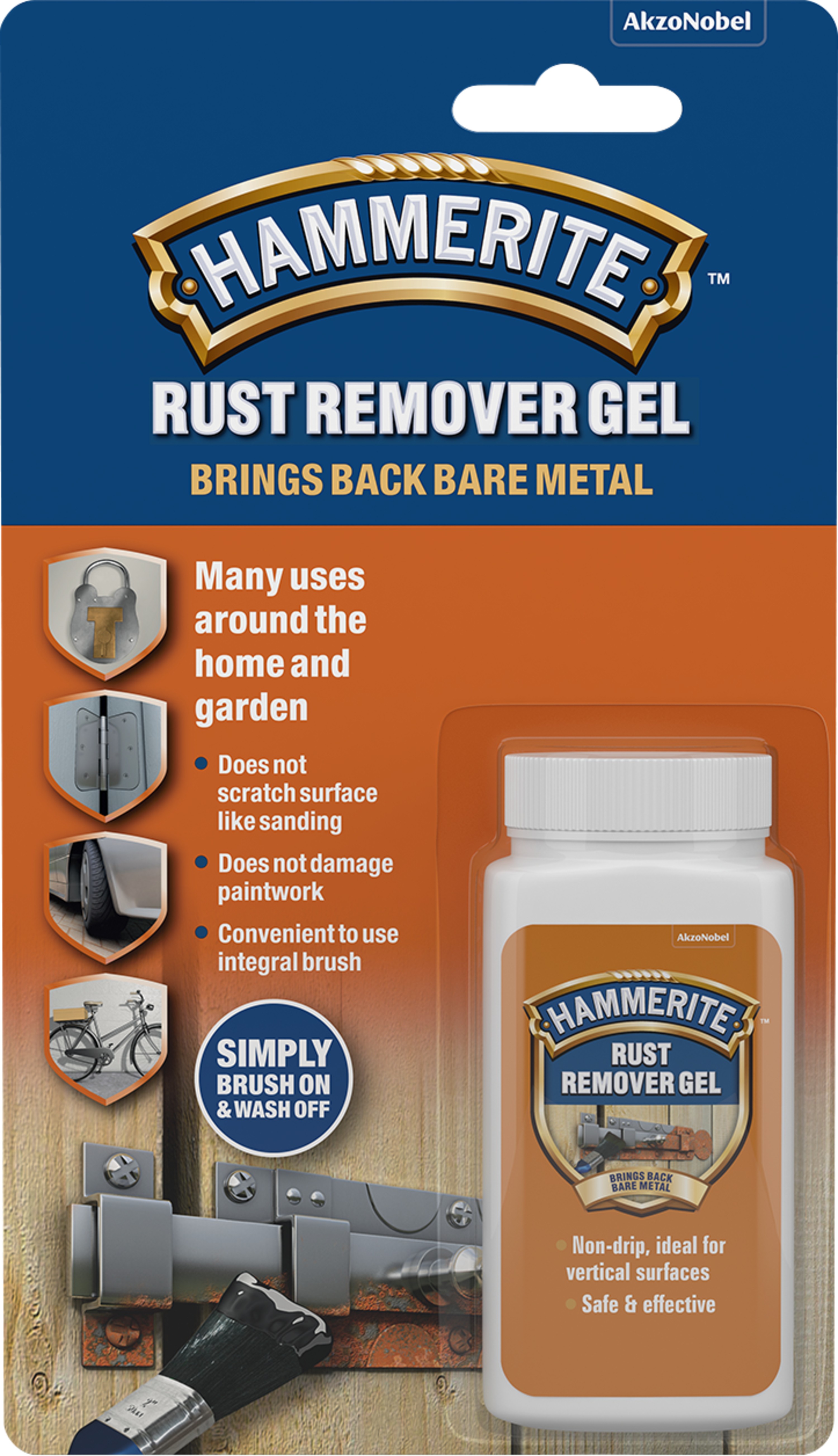 Hammerite Rust Remover Gel Blister 100ml