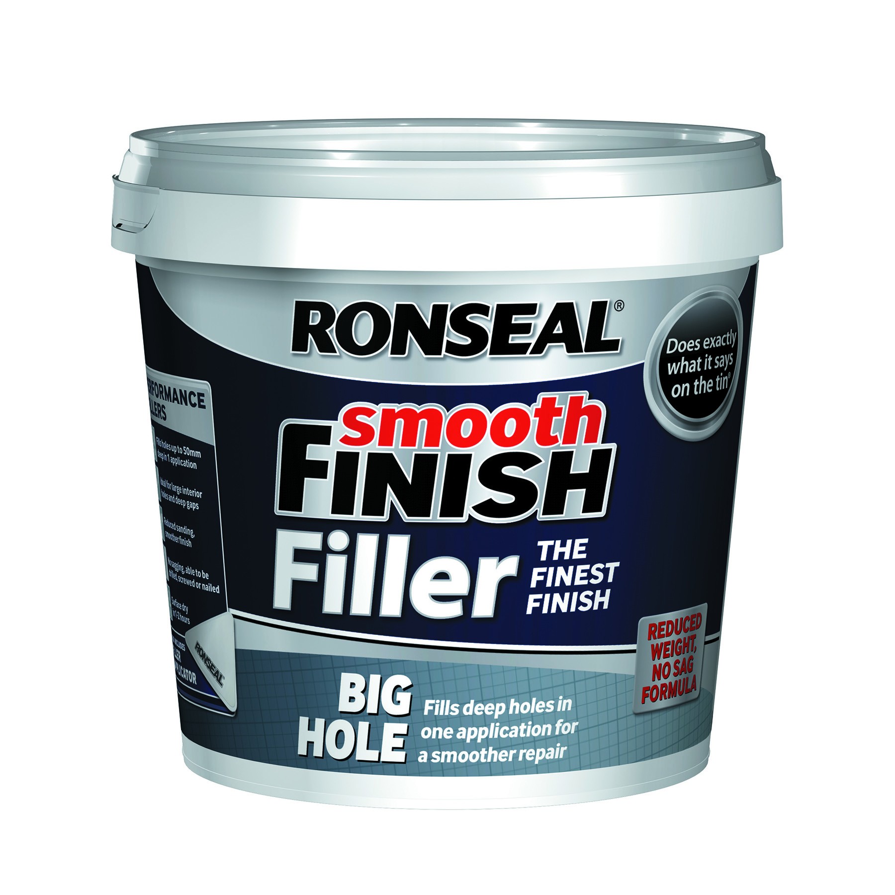 Ronseal Smooth Finish Big Hole Wall Filler 1.2L