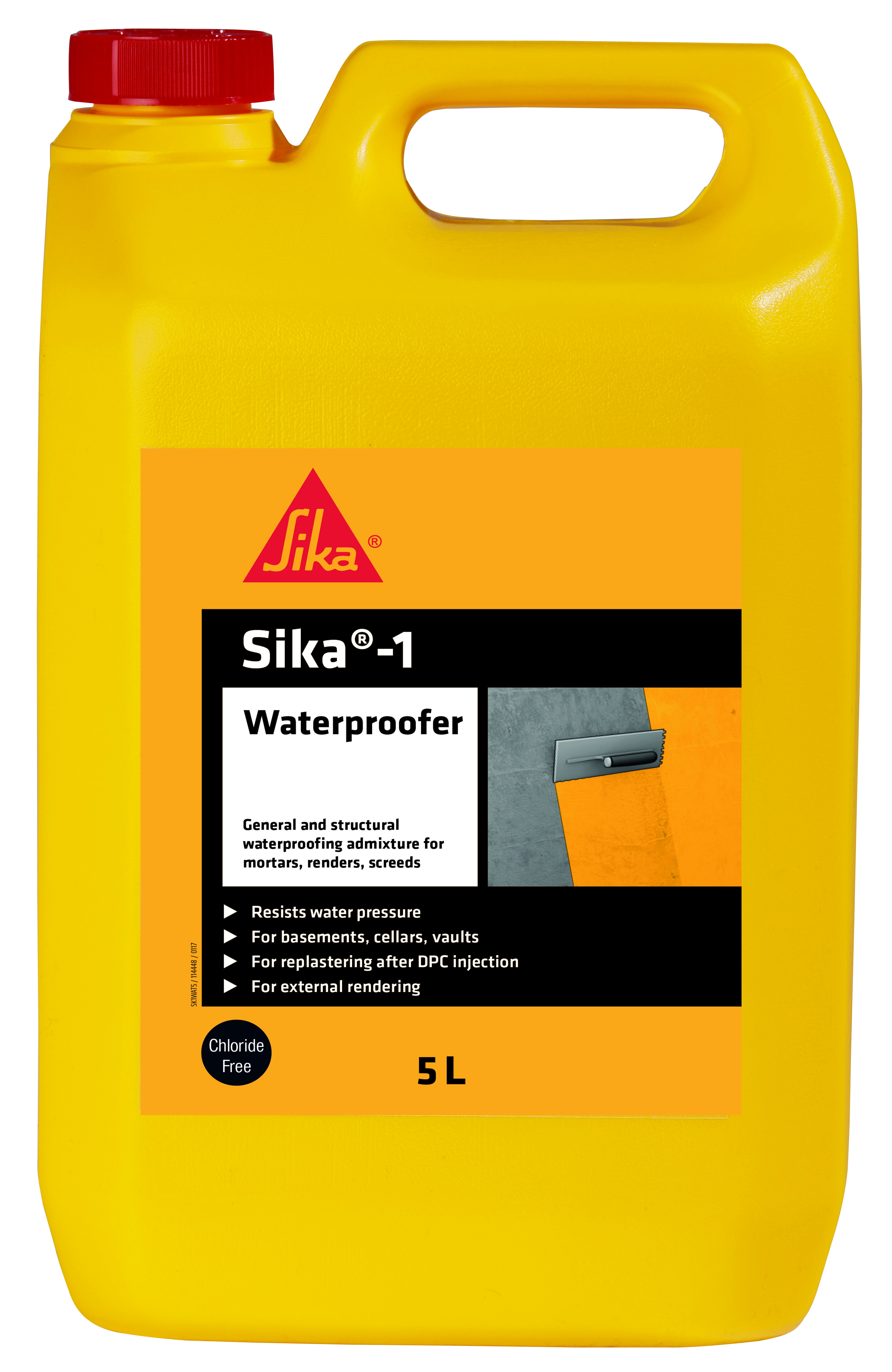 SikaEverbuild No.1 Waterproofer 5L Yellow [SIKANO15L]