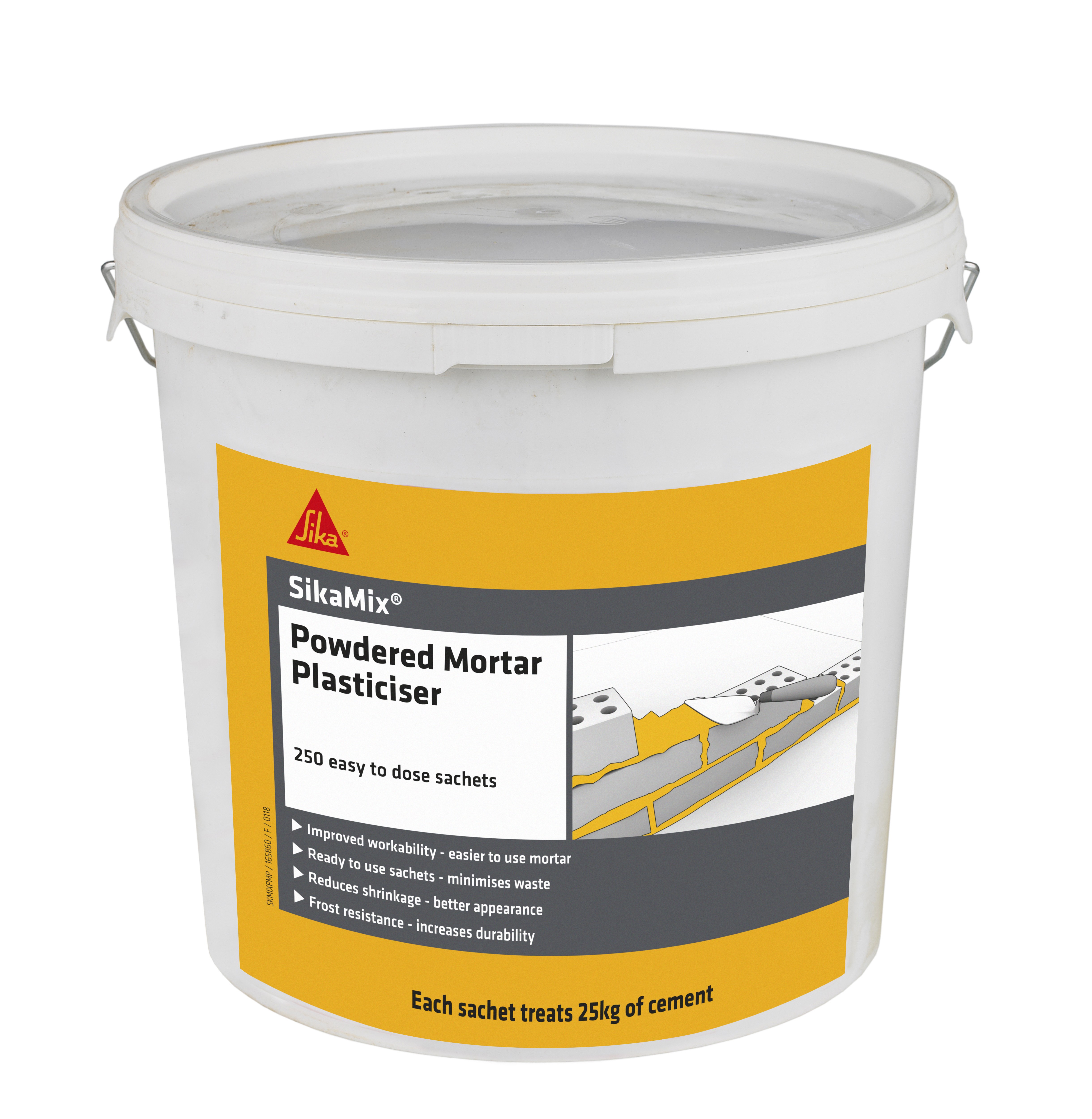 SikaEverbuild SikaMix Powdered Mortar Plasterciser 250 Sachets [SIKPMP250B]