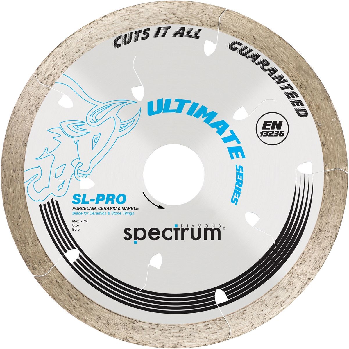 OX TOOLS - SPEC SL180 25 22 Ultimate Tile 180mm Diamond Blade  HILSL1802522