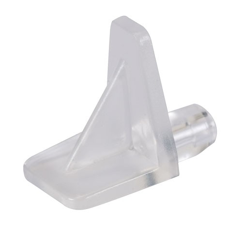 Trend SS/P5/12  Shelf support plastic 5mm 12 off   TRSSP512