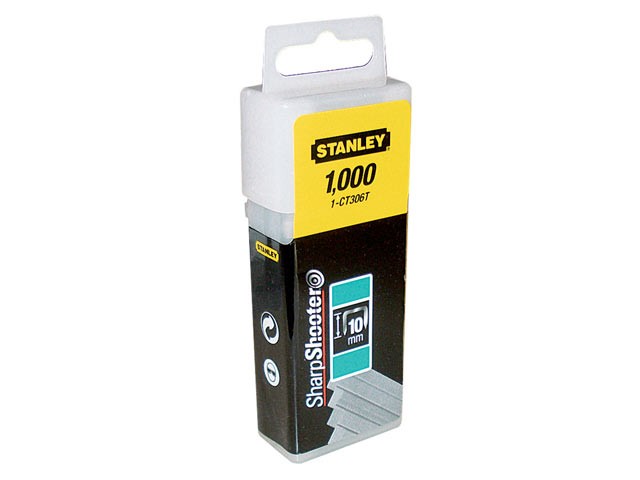 Flat Narrow Crown Staples 10mm CT306T Pack 1000 - CLESTA1CT306T