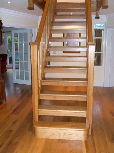 Pear Stairs - The Stretton White Oak Straight Staircase (116)