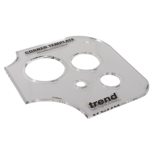 Trend TEMP/COR/A  Template corner hole  TRTEMPCORA