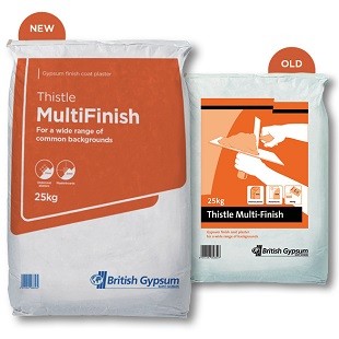 THISTLE MULTI FINISH PLASTER - 25KG  HPRTWFB