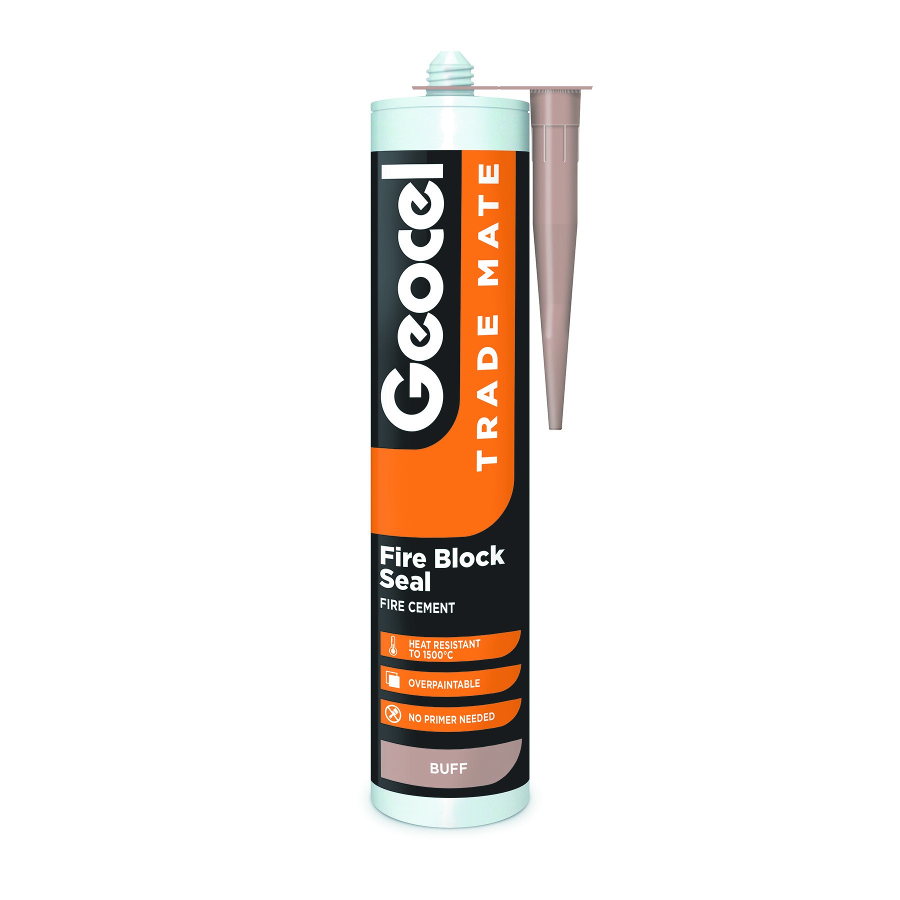 Geocel Trade Mate Fire Block Seal 310ml Black [GEO2940303]