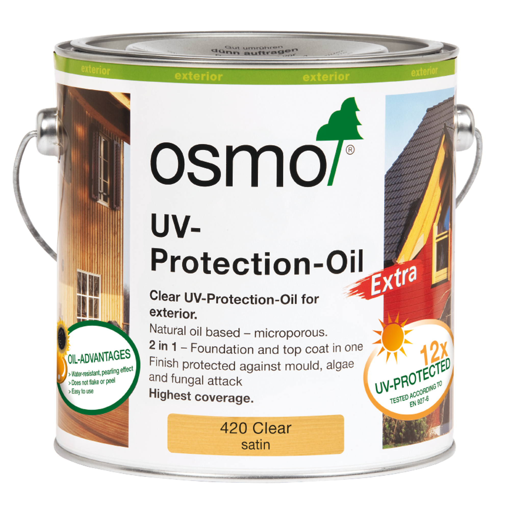 OSMO UV Protection Oil Extra Clear Satin 2.5L