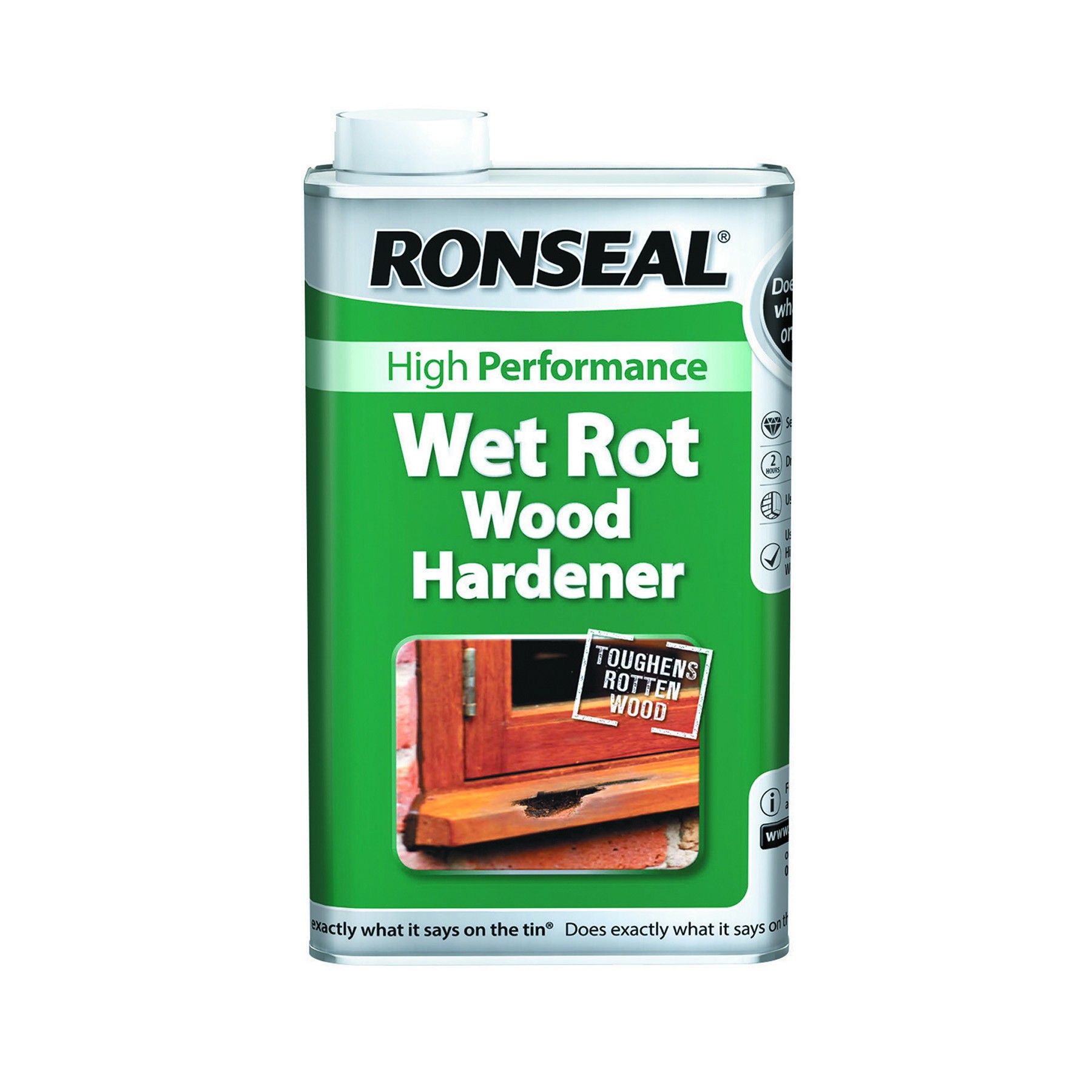 Ronseal Wet Rot Wood Hardener 500ml [RONS32042]