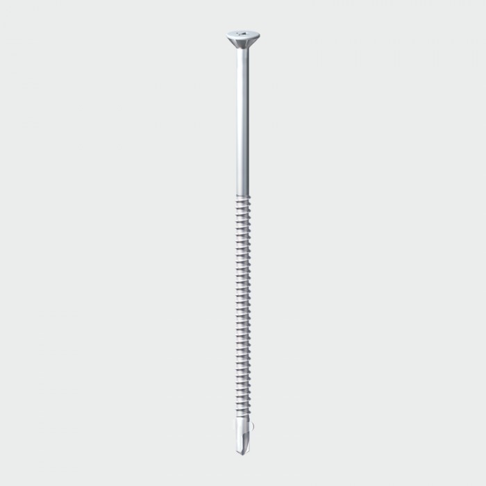 Timber to Steel Wing Tip Screw 5.5 x120mm BZinc Plated LOOSE  TIMHW120B