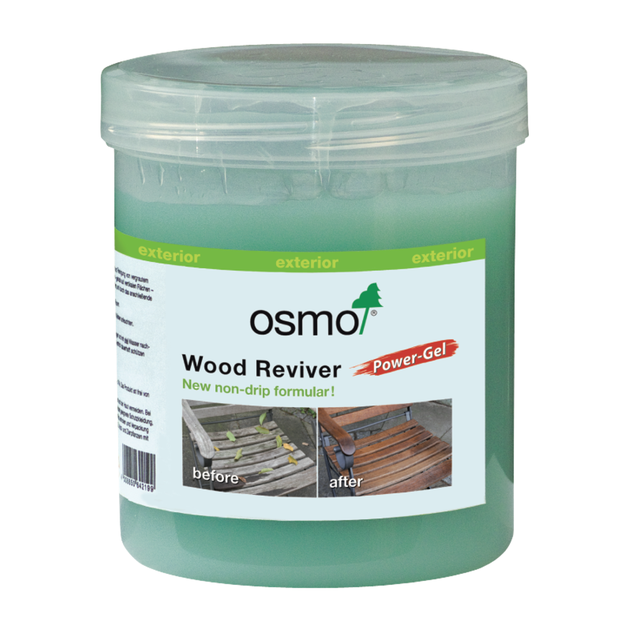 OSMO Wood Reviver Power Gel 2.5L With Deck Cleaning Brush (OSM6609D)