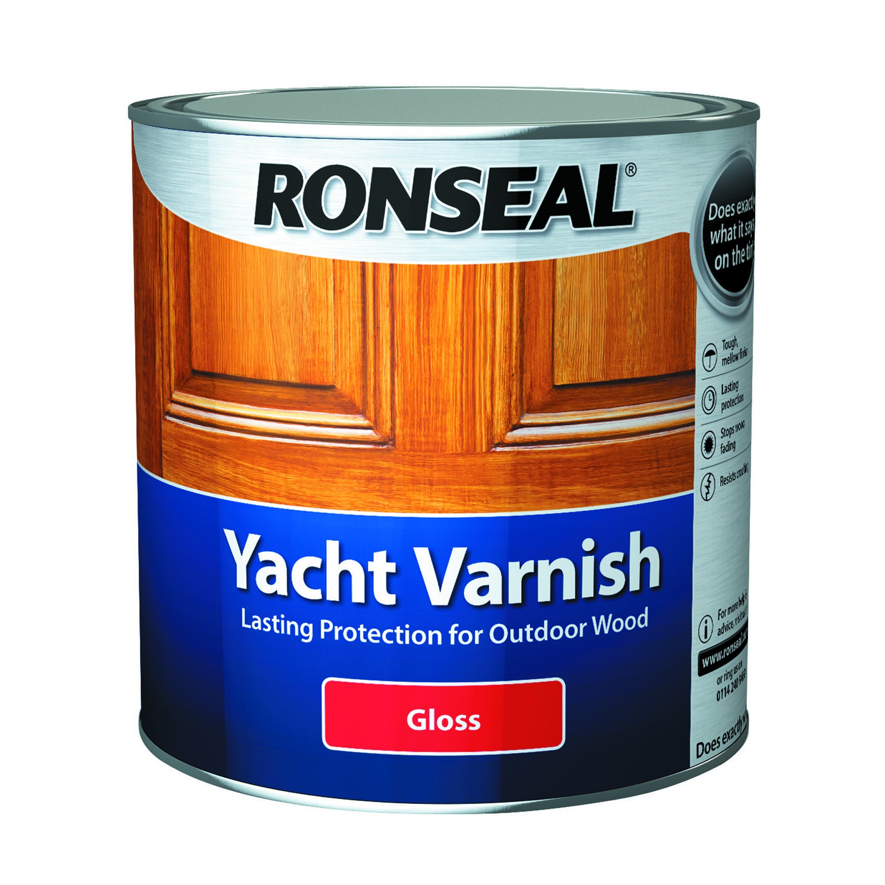 Ronseal Yacht Varnish Gloss 2.5L [RONS34769]