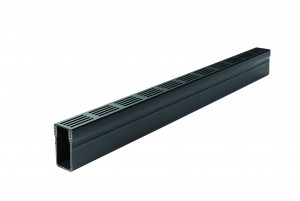 ACO DRAIN - ACO19005 Threshold A15 Channel & Black Grate -1.0MACO19005