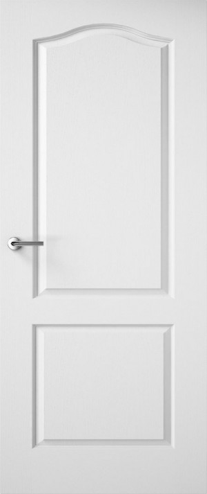 Premdor 2 Panel Moulded Textured Arch Top Internal Door