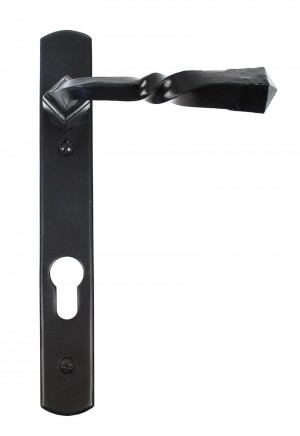 ANVIL - Black Narrow Lever Espag. Lock Set  Anvil33119