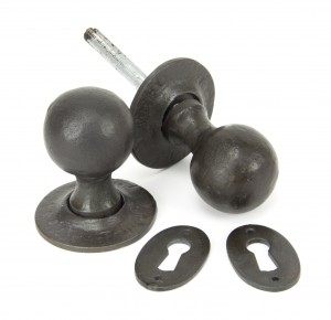 ANVIL - Beeswax Round Mortice/Rim Knob Set  Anvil33230