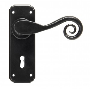 ANVIL - Black Sprung Monkeytail Lever Lock Handle Set  Anvil33279