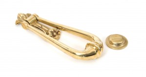 ANVIL - Polished Brass Loop Door Knocker  Anvil33610M