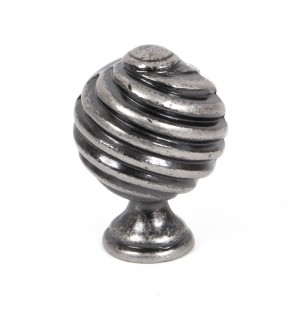 ANVIL - Pewter Patina Twist Knob  Anvil33691