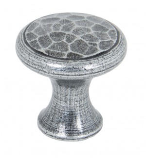 ANVIL - Pewter Beaten Cupboard Knob - Small  Anvil33705