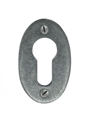 ANVIL - Pewter Oval Euro Escutcheon  Anvil33706