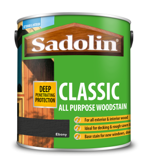 Sadolin Classic All Purpose Woodstain Ebony 2.5L [MPPSPEB]  5012903