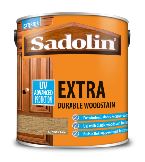 Sadolin Extra Durable Woodstain Light Oak 2.5L [MPPSSV7]  5012993