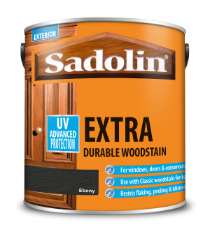 Sadolin Extra Durable Woodstain Ebony 2.5L [MPPSSUK]  5012994