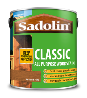 Sadolin Classic All Purpose Woodstain Antique Pine 2.5L [MPPSPPB]  5028458