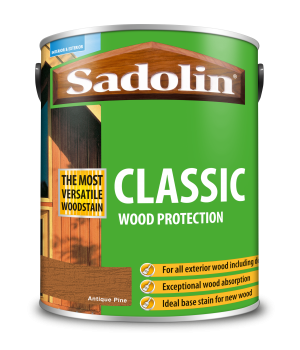 Sadolin Classic All Purpose Woodstain Antique Pine 5L [MPPSPPC]  5028459