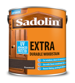 Sadolin Extra Durable Woodstain Rosewood 2.5L [MPPSSVA]  5028560