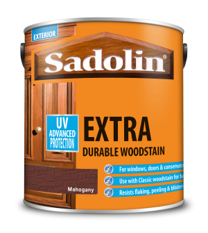 Sadolin Extra Durable Woodstain Mahogany 2.5L [MPPSSVK]  5028567