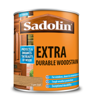 Sadolin Extra Durable Woodstain Light Oak 1L [MPPSSV6]  5028574