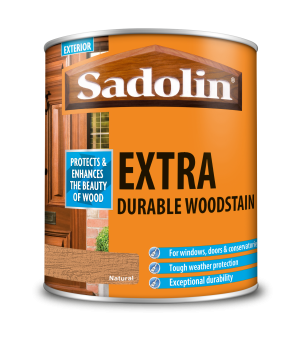 Sadolin Extra Durable Woodstain Natural 1L [MPPSSVJ]  5028578