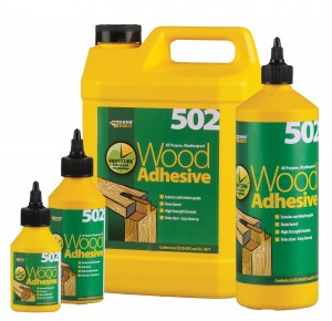 SikaEverbuild 502 All Purpose Waterproof Wood Adhesive 125ml [EVBWOODBOT125]