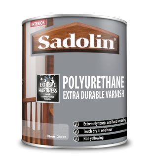 Sadolin Polyurethane Extra Durable Varnish Clear Gloss 1L [MPPSSWP]  5038030