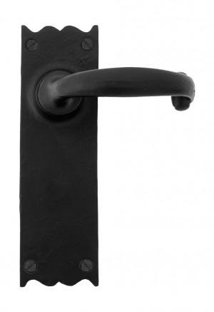 ANVIL - Black Cottage Lever Latch Set  Anvil73107