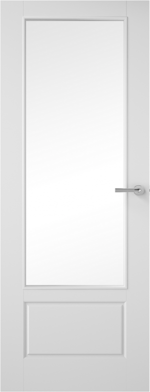 Premdor 5 Panel Smooth 3/4 Light Glazed Internal Door