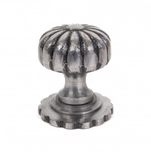 ANVIL - Natural Smooth Cabinet Knob (with base) - Small  Anvil83508