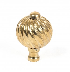 ANVIL - Polished Brass Spiral Cabinet Knob - Small  Anvil83550