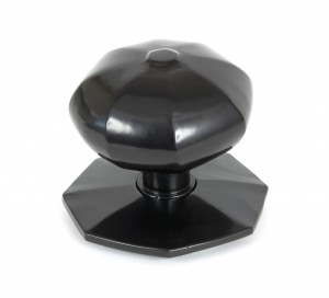 ANVIL - Octagonal Centre Door Knob - Black  Anvil83779