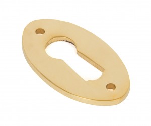 ANVIL - Polished Brass Oval Escutcheon  Anvil83812