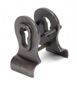 ANVIL - Aged Bronze 50mm Euro Door Pull (Back to Back fixings)  Anvil90067