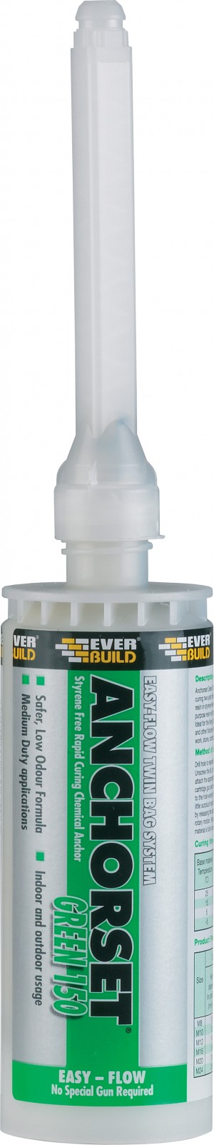 SikaEverbuild Anchorset Resin Green 150ml [SEANCHGRE150]