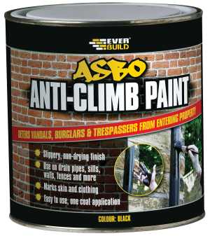 SikaEverbuild ASBO Anti-Climb Paint Black 1L [EVANTICLIMB1]