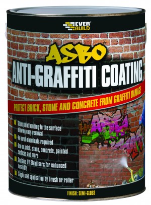 SikaEverbuild ASBO Anti-Graffiti Coating Clear 5L [EVANTIGRAFCT5]