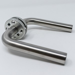 Door Handles BQ615 T003 STRAIGHT LVR STD R/ROSE 19MM SSS - LISBQ615