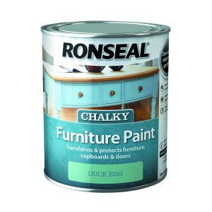 Ronseal Chalky Furniture Paint 750ml Vintage White [RGS37482]